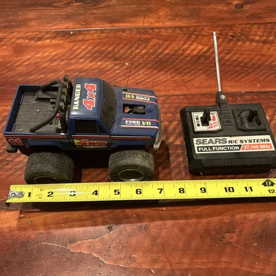 Sears Vintage 4 X 4 RC Ford Ranger Truck R/C V8 4WD Parts 80s 1980s - Image 1 of 4