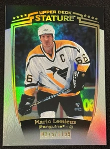2024-25 Upper Deck Stature Legends Mario Lemieux 0275/1199 Pittsburgh Penguins - Bild 1 von 2