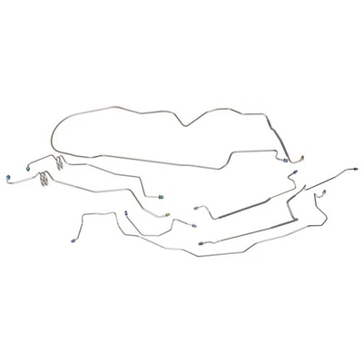 1984-87 Chevrolet GMC El Camino Caballero Power Disc Brake Line Kit 7pc, OE - Image 1 of 4