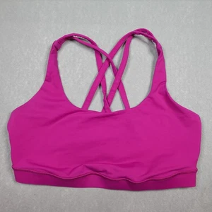 Lululemon Sports Bra Womens 10 Pink Free To Be Wild Strappy Back Yoga Athletic - Picture 1 of 6