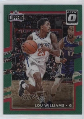 2017-18 Panini Donruss Optic Green Prizm /5 Lou Williams #65 - Image 1 of 2