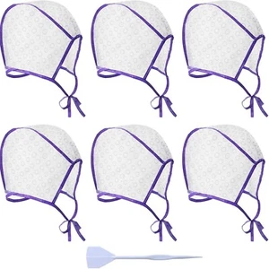 Disposable Hair Highlighting Cap for Hair Dye Highlighting and Coloring, 6 Pack - Picture 1 of 6