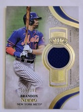 2021 Topps Tier One Relics #T1RBN Brandon Nimmo(Serial# 116/399) NY Mets #LGM