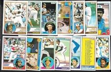1983 OPC O PEE CHEE TOPPS MLB BASEBALL CARD 133-264 SEE LIST