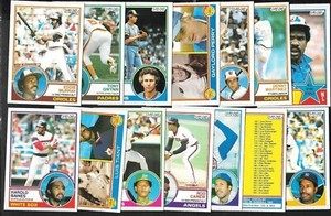 1983 OPC O PEE CHEE TOPPS MLB BASEBALL CARD 133-264 SEE LIST