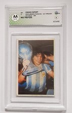 1984 DIEGO MARADONA #20 ROOKIE WORLD CUP CARD ARGENTINA CHROME ESPORT AUTHENTIC 🙂