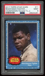 2017 Topps Countdown to Star Wars The Last Jedi #11 Resistance Fighter PSA 9 - Picture 1 of 3