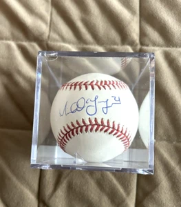 �️ Michael Lorenzen #21 signierter offizieller MLB Baseball JC325355 mit Würfel - Bild 1 von 8