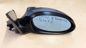 2006 BMW 1 SERIES E87 FRONT RIGHT DRIVER SIDE MIRROR IN QUARTZ BLUE - Picture 1 of 5