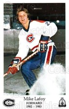 1982-83 Kingston Canadians #20 Mike Lafoy