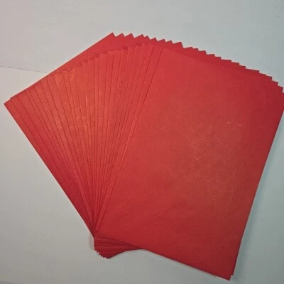 NUEVO PAQUETE DE 25 sobres de anuncio de invitación de papel rojo tamaño 5,75" x 8,25" Foto 1 de 3