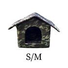 Wodoodporny zewnętrzny domek dla kota ze zdejmowanym dachem schronisko dla kota hodowla zwierząt domowych zamknięta