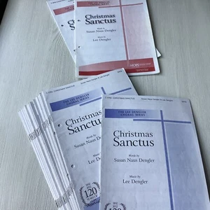 Christmas Sanctus, sheet music, 21 copies for 3 and 4 part choirs - Picture 1 of 14