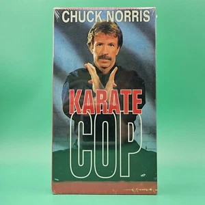 Karate Cop (VHS) Chuck Norris Sealed VHS Vintage Movie Tape Martial Arts NEW - Picture 1 of 3