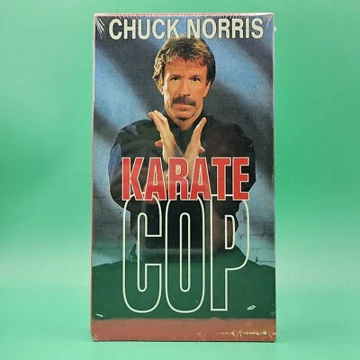 Karate Cop (VHS) Chuck Norris Sealed VHS Vintage Movie Tape Martial Arts NEW - Image 1 of 3