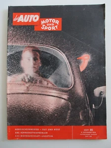 Das Auto Motor und Sport Heft Nr. 25 Dezember 1956 Borgward Isabella Sportcoupé - Picture 1 of 6