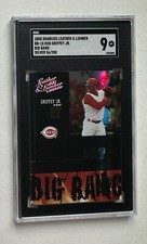 2005 Donruss Leather & Lumber Silver #BB-18 Ken Griffey Jr /200 SGC 9 #S3062