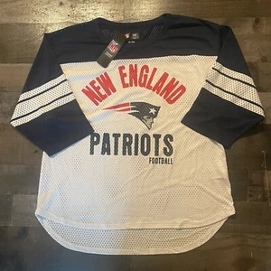 Damen NFL Team Bekleidung New England Patriots Netz leichtes Trikot XL - Bild 1 von 8