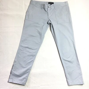 Banana Republic Women’s 6P Blue Martin Fit Stretch Ankle Pants Zipper Accents - Picture 1 of 10
