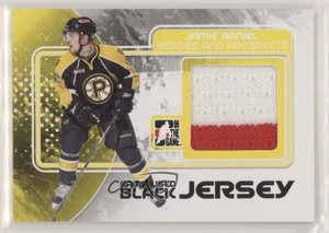 2010-11 ITG Heroes and Prospects Game-Used Black Jersey Jamie Arniel Rookie RC