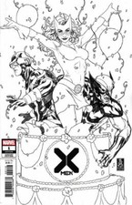 X-MEN #1 DAWN OF X (2019) - BROOKS PARTY VARIANT SKETCH VARIANT - New Bagged 