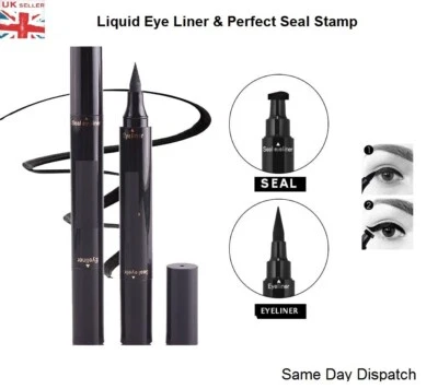 EXPOSED Winged Wing Eyeliner Stamp SUPER FAST UK DELIVERY Pencil Black Vamp Cat Eyes UK