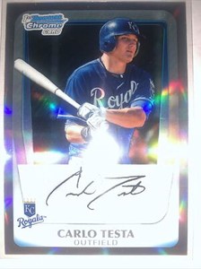 2011 Bowman Chrome Prospect Carlo Testa Auto /799 #BCP9