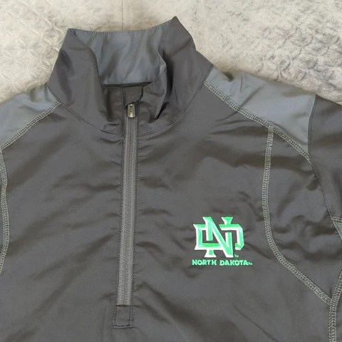 North Dakota Fighting Hawks Jacket PING Golf Windbreaker Long Sleeve Men Small Cover