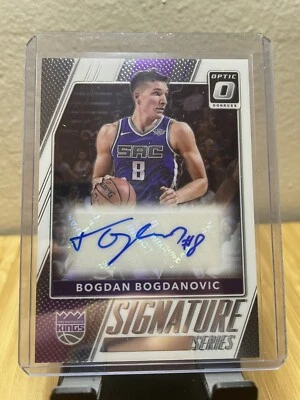 2017-18 Donruss Optic Bogdan Bogdanovic Signature Series Auto #4 - Image 1 of 2