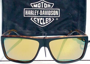 Harley-Davidson HD203 Tortoise Matte frame Bronze Green lens Sunglass with Case - Picture 1 of 12