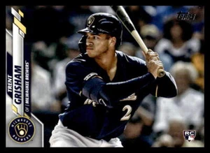 Tarjeta de béisbol 2020 Topps Trent Grisham Rookie #9 Milwaukee Brewers - Imagen 1 de 2