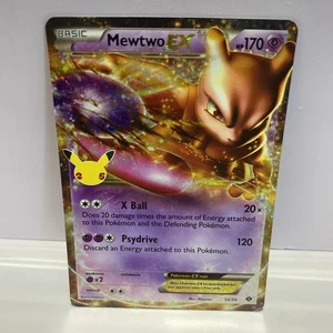 Mewtwo EX 54/99 Celebrations: Classic Collection Holo Super Clean To Grade - Picture 1 of 18