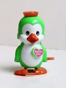 Vintage Kunststoff-Spielzeug zum Aufziehen gehendes Entlein, Hongkong, funktioniert - siehe Video - Bild 1 von 6