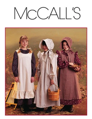 1998 Girl Pioneer Dress Costume Sewing Pattern U-Pick Size S-L McCall's 9424 OOP - Image 1 of 4
