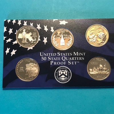 2000 S State Quarters Set Proof  5 Coins   FREE SHIP - Image 1 of 2