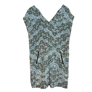 Vestido camisero azul sin mangas de seda Maeve Anthropologie para mujer talla 4, usado en excelente estado - Imagen 1 de 4