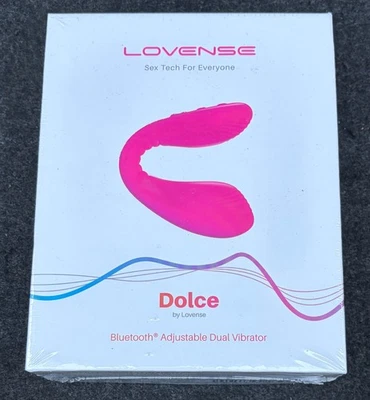 LOVENSE Dolce Vibrador Ponto G Bluetooth Estimulador de Clitóris Rosa - Imagem 1 de 2