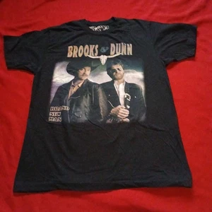Camisa Brooks & Dunn Nueva Hombre Tour Mediana 2 Caras - Imagen 1 de 5