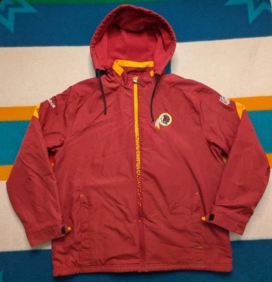 Chaqueta De Colección Washington Redskins Con Capucha Forrada de Vellón Reebok On Field Grande Foto 1 de 4