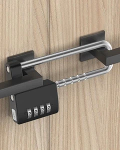 Combination Lock, 4 Digit Combination Padlock, Cabinet Lock Gym Locker Lock C... - Picture 1 of 8