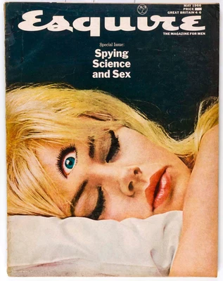 Stanley Kubrick 2001 William Burroughs ESQUIRE May 1966 Robert Vaughn CIA Spies - Image 1 of 4