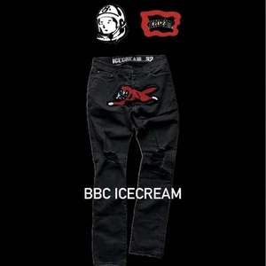 Billionaire Boys Club Denimpants Jeans Used Weiß Logo Streetwear - Bild 1 von 6