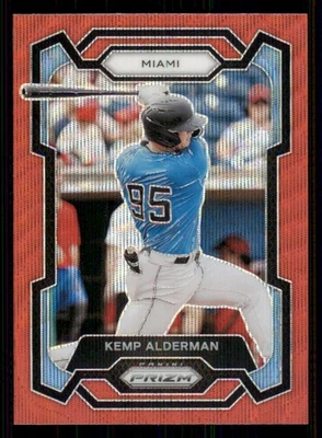 2024 Panini Prizm Prizms Ruby Wave #241 Kemp Alderman - Image 1 of 2