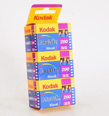 KODAK Farbwelt 36 200/24° - 3 Stück ⭐Expired Films ⭐unexposed⭐abgelaufen ✅ (8265 - Bild 1 von 4