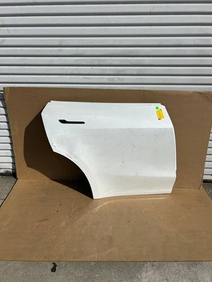2020-2023 Tesla Model Y Rear Right Door Shell Skin White OEM w/dent - Image 1 of 4