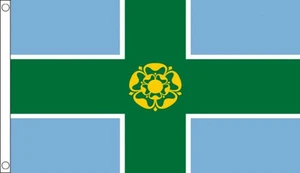 3' x 2' DERBYSHIRE FLAG Derby England Counties English County - Picture 1 of 1