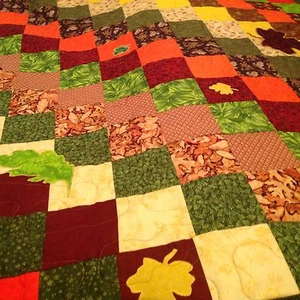 Autumn Leaves Falling Double or Throw - Picture 1 of 5