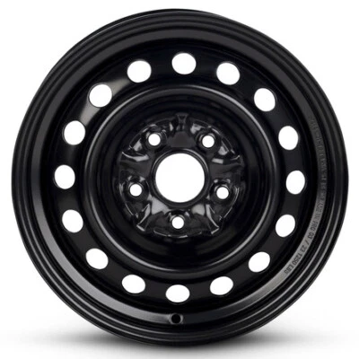 New Wheel For 2002-2006 Toyota Camry 15 Inch Black Steel Rim - Image 1 of 4