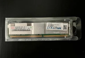 Memoria RAM Hynix 4GB HYMP151F72CP4N3-Y5 PC2-5300F DDR2-667MHz -PER SERVER- - Foto 1 di 1