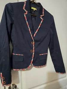 Francis Navy Blazer With Bird On The Back - Picture 1 of 3